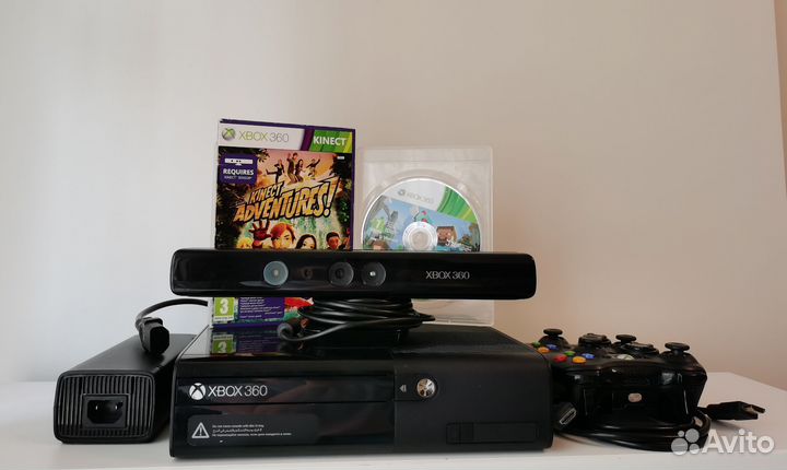 Xbox 360E 500 Gb с Kinect и дисками
