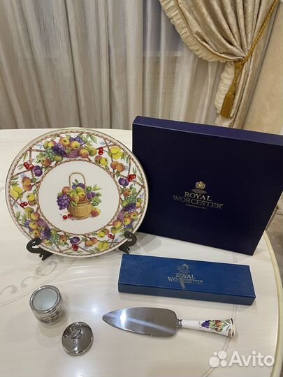 Блюдо, коддлер, лопатка. Royal Worcester. Англия