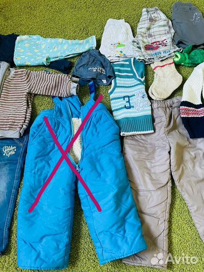Тёплые вещи на мальчика пакетом, 92-110 2,3,4,5