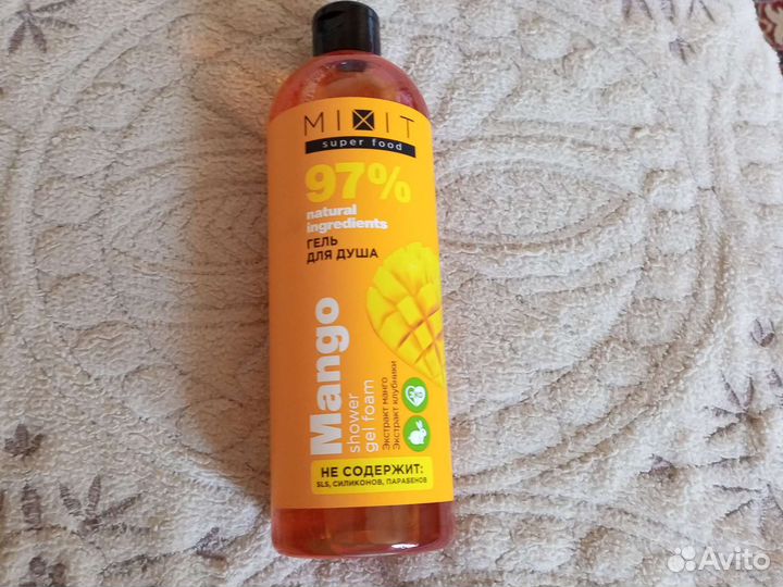 Гель для душа mixit новый 750 мл