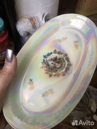 Фарфоровый чайный сервиз пастушка