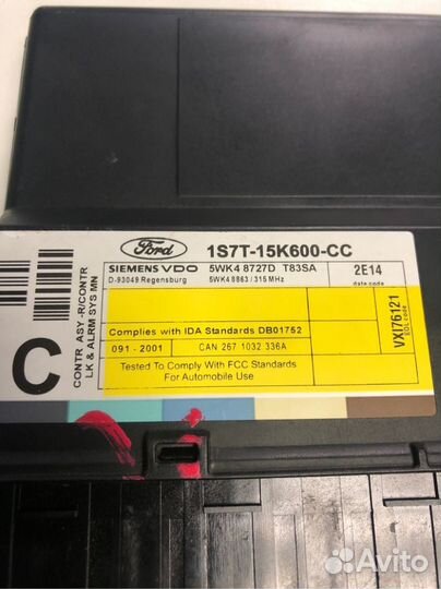 Блок комфорта Ford Focus 1 2.0 zetec 1998-2005Г.в