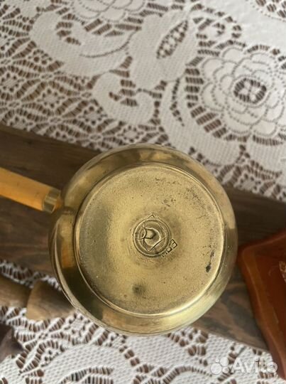 Турка для кофе латунная