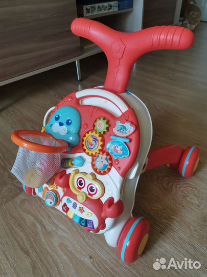 Развивающий стол, ходунки-каталка-столик
