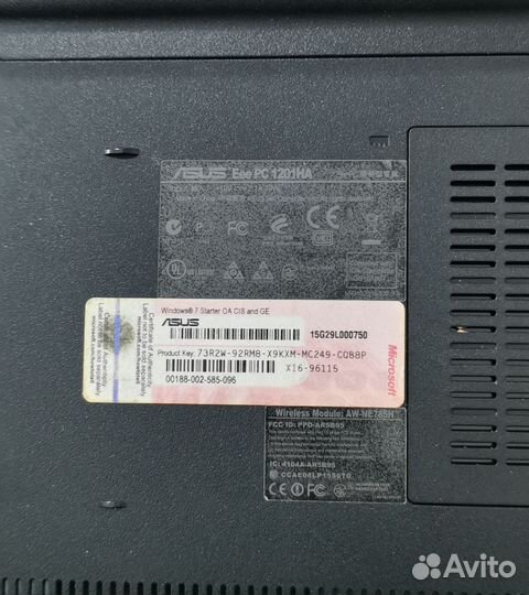 Ноутбук asus Eee PC 1201HA (Intel Atom Z520)