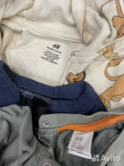 Детские вещи пакетом для мальчика 80 86