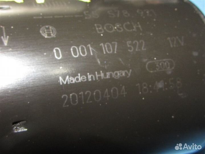 Стартер Opel Astra J P10 A14NET