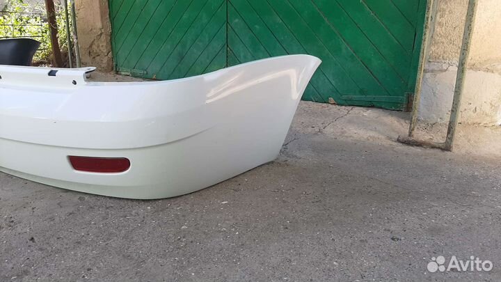 Бампер priora 1, белый