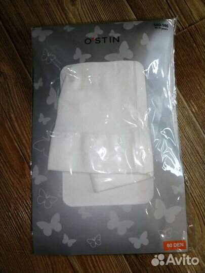 Колготки белые детские капроновые