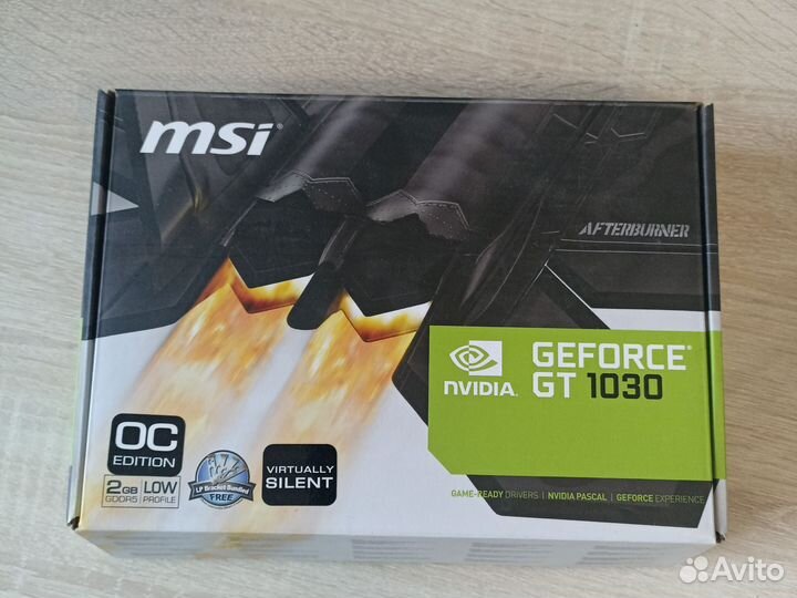 Коробка от видеокарты 1030