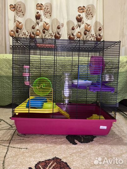 Большая клетка для грызунов бу