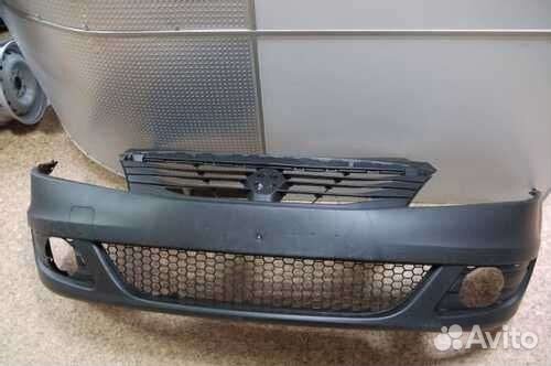 Бампер передний renault logan фаза 2