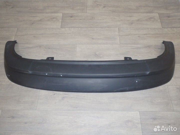 Спойлер (юбка) бампера заднего Rio 3 15-17