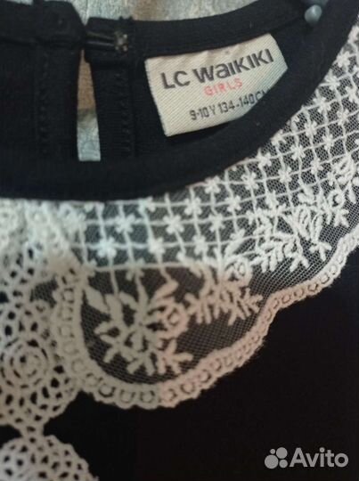 Школьная блузка без рукавов 134-140