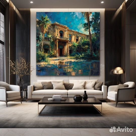 Картина маслом на холсте Старый дворец в Каире