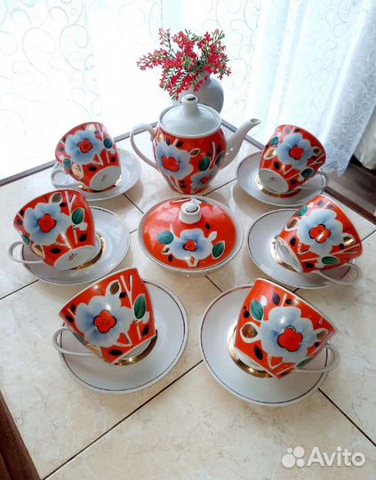 Новый редкий сервиз чайный Полонное
