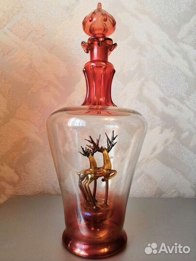 Графин СССР. Цветное стекло