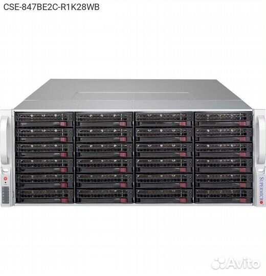 Корпус Supermicro SuperChassis 847BE2C-R1K28WB Rac