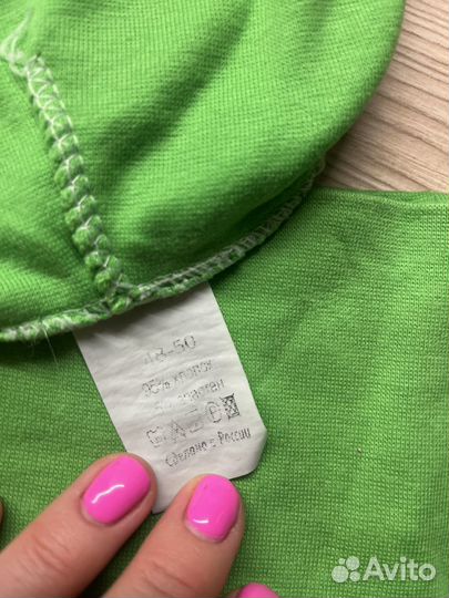 Шапка и студ салатовые