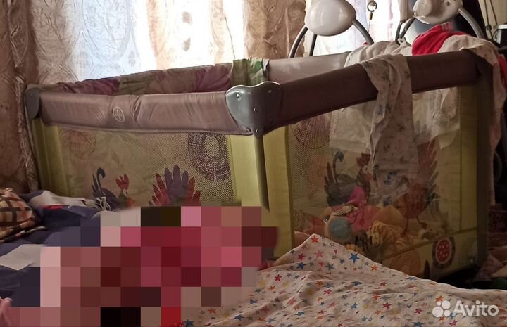 Большой детский манеж бу