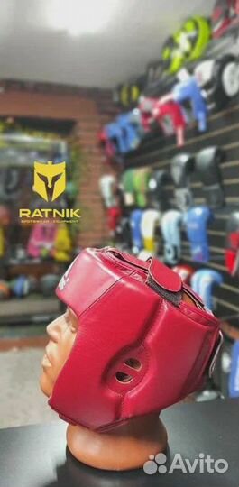 Шлем боксерский Adidas aiba кожа