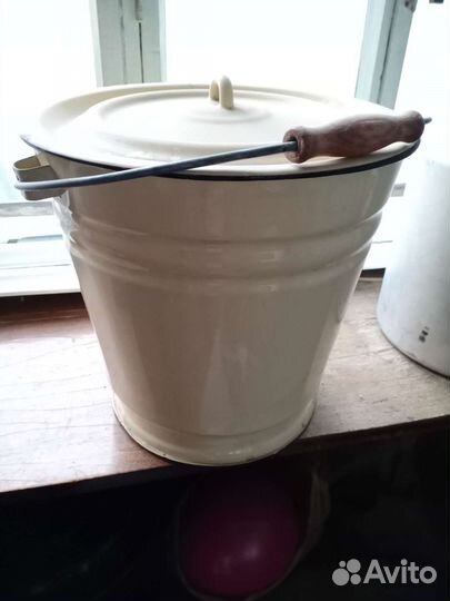 Эмалированная посуда, ведро, кастрюля, таз