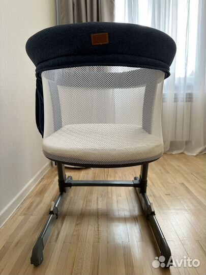 Детская кроватка /люлька Nuovita (Темно-синий лён)