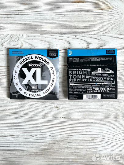 Струны D'Addario EXL148 12-60 С-Tuning