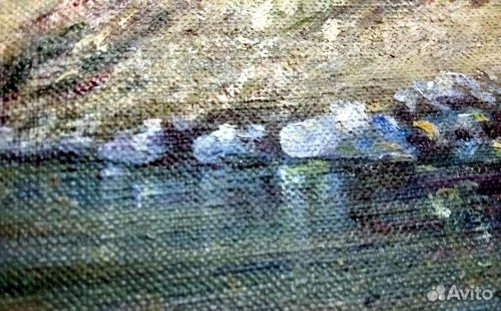 Картина в раме 19 века Иван Шишкин, 114 х 80 см