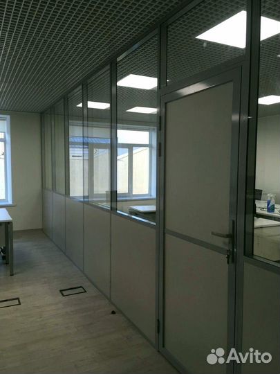 Комбинированные алюминиевые перегородки в Москве