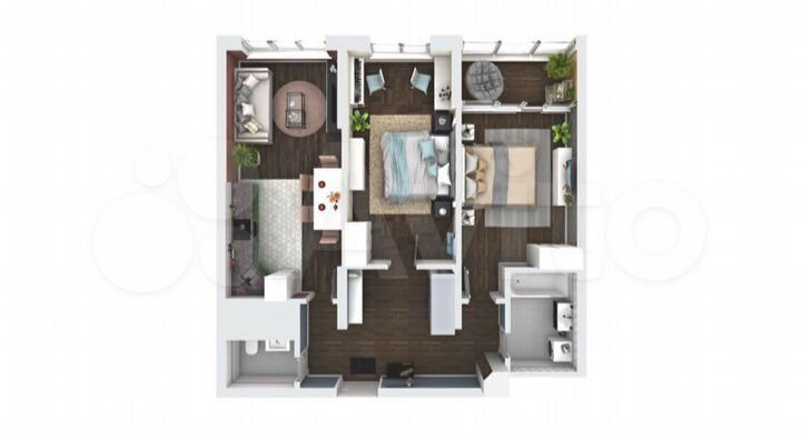 3-к. квартира, 63 м², 8/32 эт.