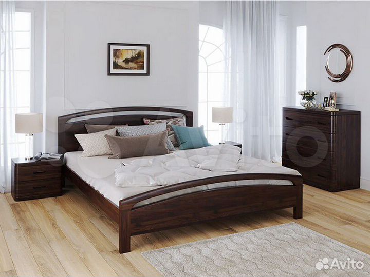 Кровать Тиона из сосны