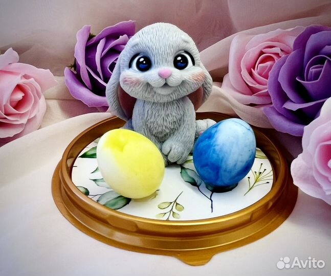 Пасхальный кролик (мыло ручной работы)