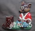 Детский светильник « мишка У пенька». ретро