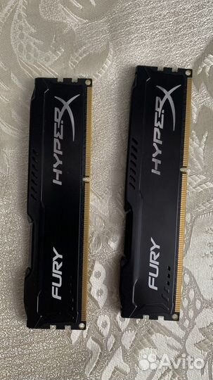 Kingston hyperx fury ddr3 8gb 1600 Mh