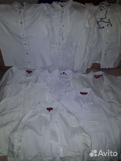 Блузки для школы от 122 до 140