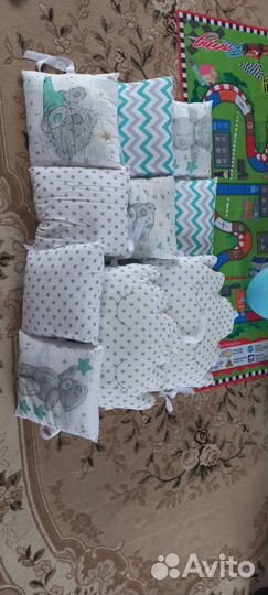 Бортики в детскую кроватку бу