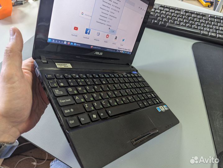 Портативный ноутбук Asus Atom n510\2gb\320Gb