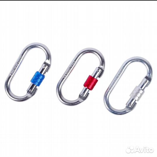 Карабины Набор из 5 штук,овал 25 KN