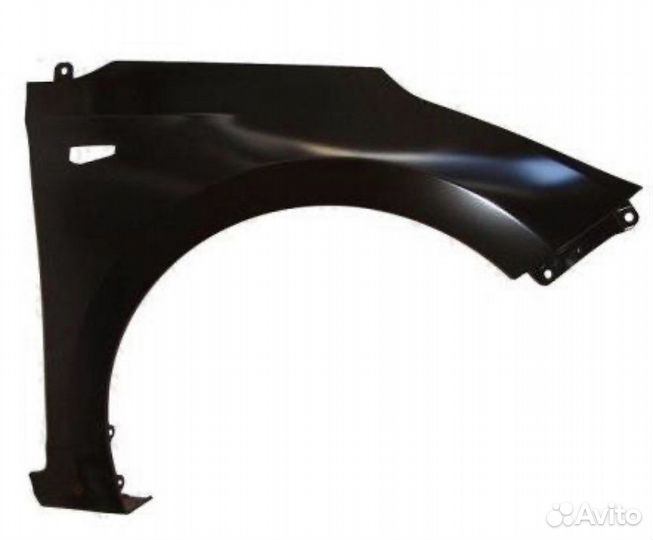 Крыло правое под повторитель hyundai solaris 2