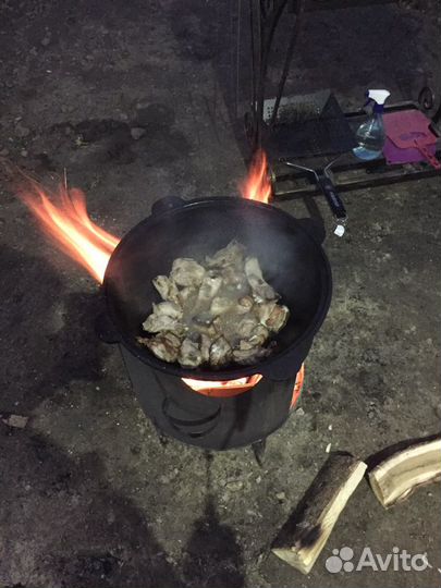 Чугунный казан 10 литров