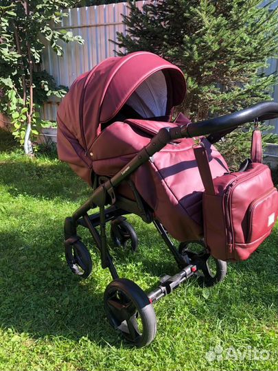 Детские коляски 2 в 1 эко кожа