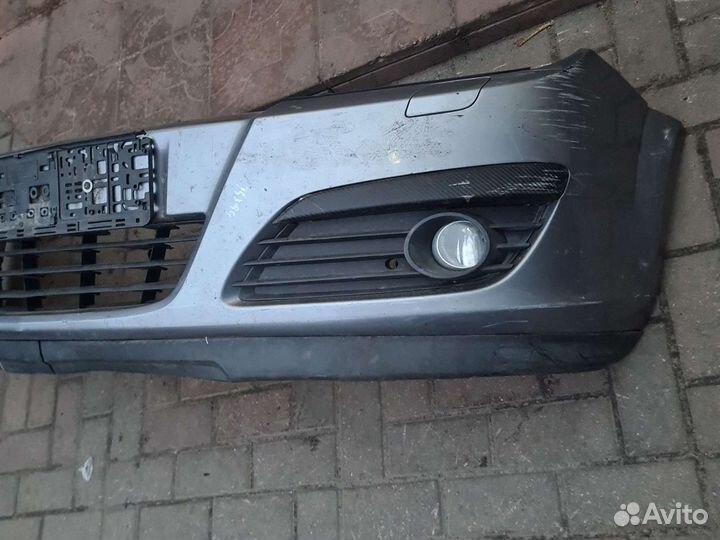 Опель астра н передний бампер