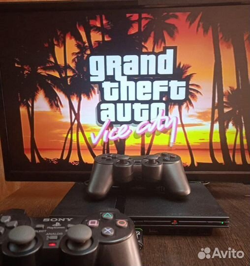 Sony Playstation 2 + Много игр Прошитая 128gb PS2