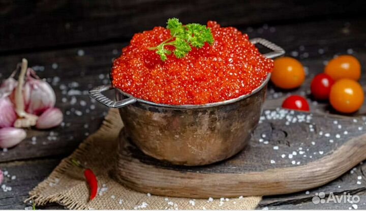 Красная икра горбуши