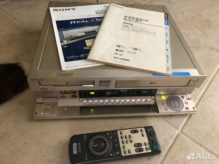 Редкий топовый видеомагнитофон Sony WV-D9000