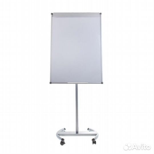 Доска-флипчарт на колесах, магнитная доска