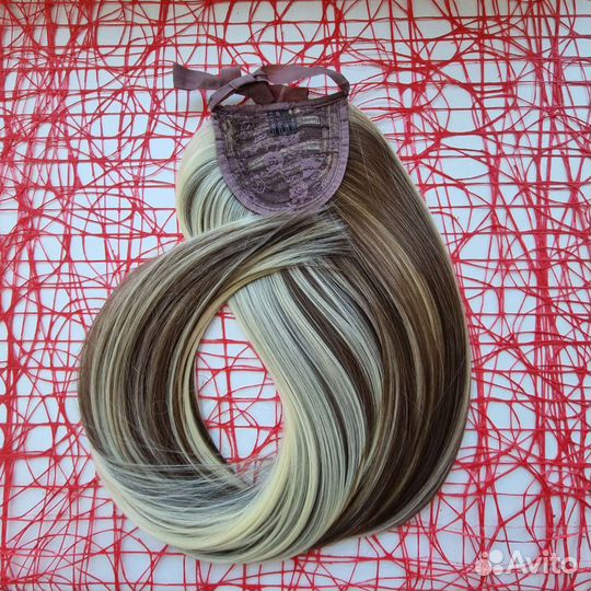 Хвост мелированный