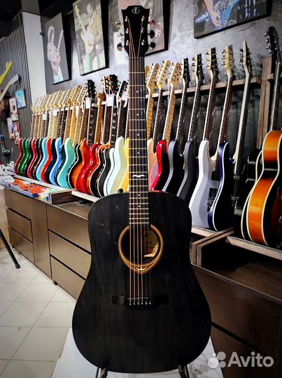 Электроакустическая гитара flight D-145 E BK