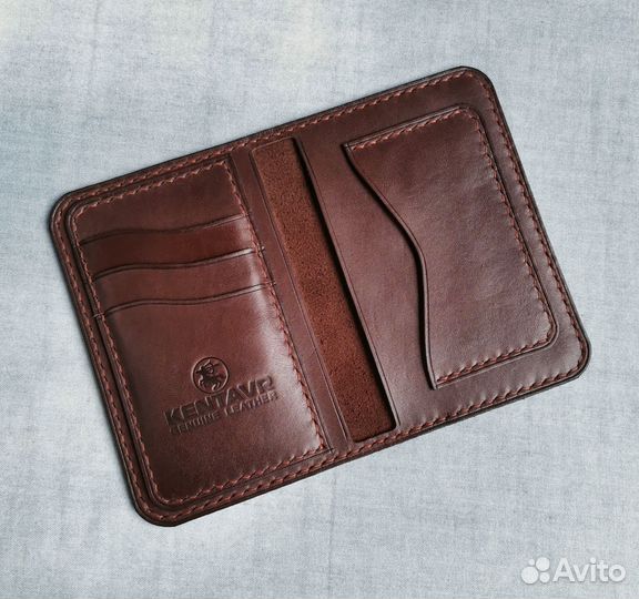 Обложка для автодокументов из натуральной кожи